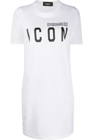 Dsquared2 Long-print T-shirt dress