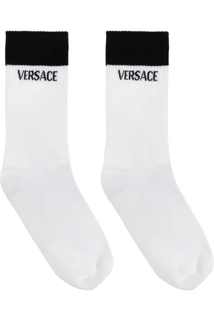 VERSACE Intarsia-logo socks