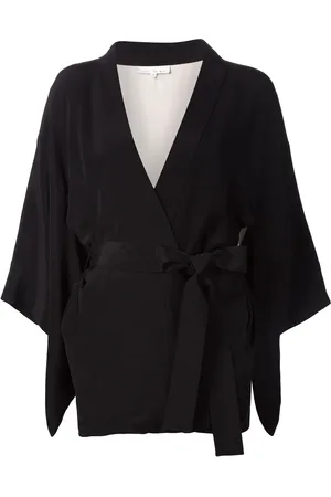 FLEUR DU MAL Haori silk robe