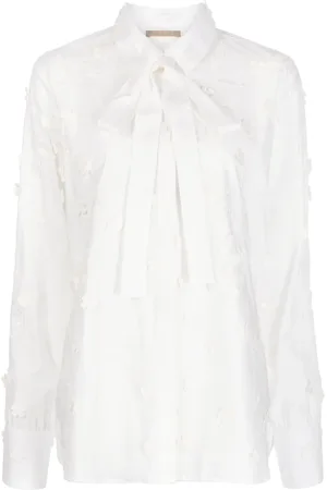 Elie saab Embroidered cotton shirt