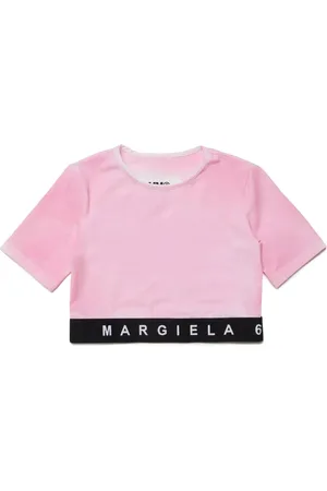 Maison Margiela Logo-print distressed-finish T-shirt