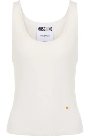 Moschino Fine-ribbed tank top