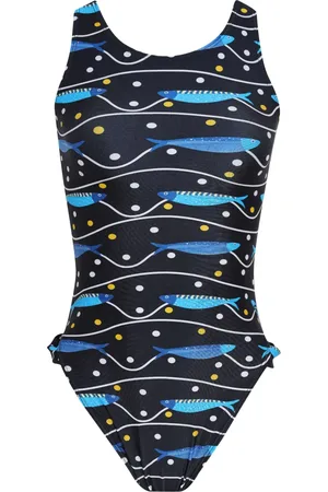 Brigitte Fish-print swimsuit