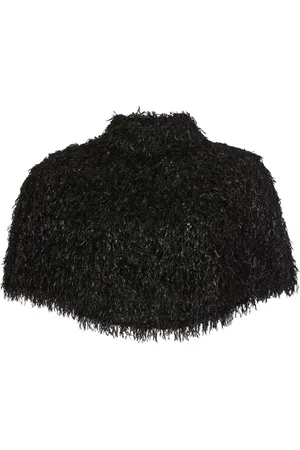 Unreal Fur Cape Verde cropped cape