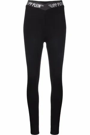 Philipp Plein Logo-embellished leggings