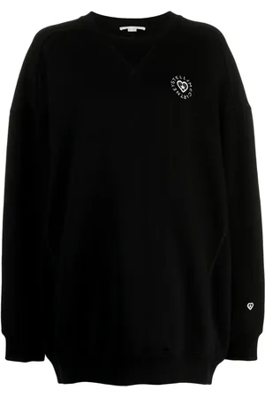 Stella McCartney Logo-patch cotton sweatshirt