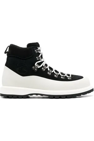 Diemme Contrasting-panel lace-up boots