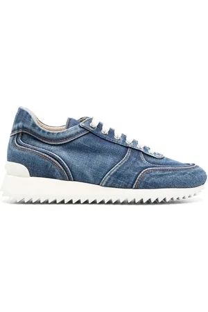 LE SILLA Denim low-top sneakers