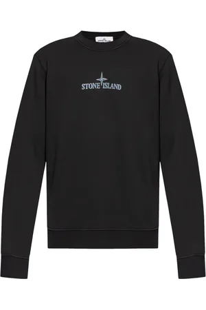 Stone Island Logo-print cotton sweatshirt