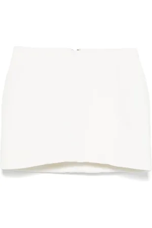 MUGLER Stitch-detailed mini skirt