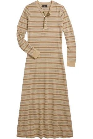 Ralph Lauren Striped Henley maxi dress