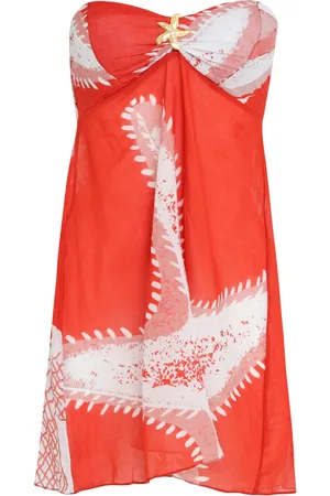 AMIR SLAMA X Jade Jade starfish-print mini dress