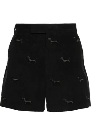 Thom Browne Mid-rise corduroy bermuda shorts
