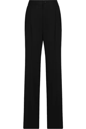 Dolce & Gabbana Box-pleat high-waisted trousers