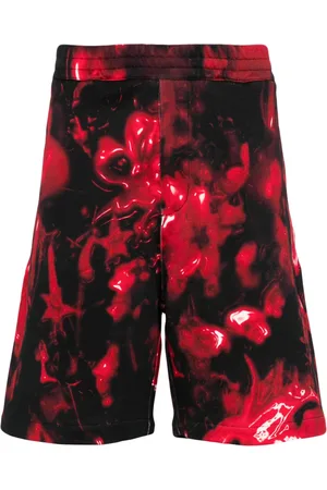 Alexander McQueen Wax Flower track shorts