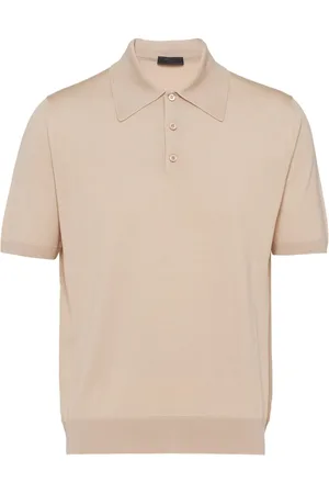 Prada Short-sleeve wool polo shirt