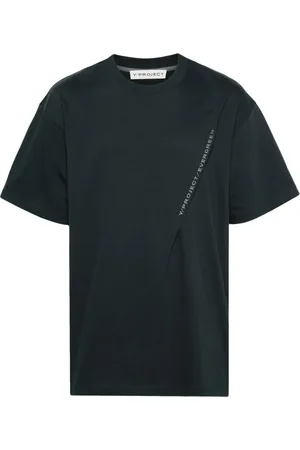 Y / PROJECT Pleat-detail cotton T-shirt