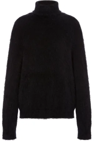 Alberta Ferretti Roll-neck brushed jumper