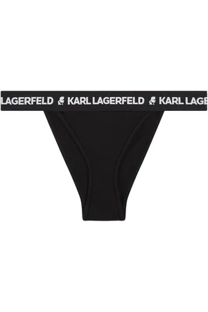 Karl Lagerfeld Logo-waistband Brazilian briefs
