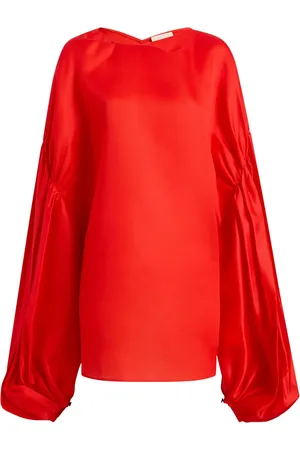Khaite The Quico silk blouse