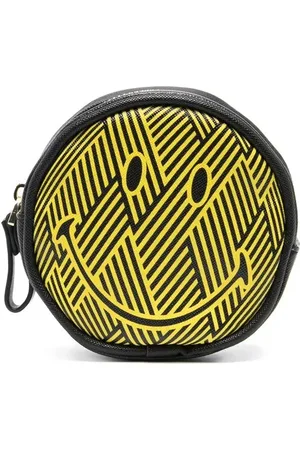 SELETTI Pattern-print smiley purse