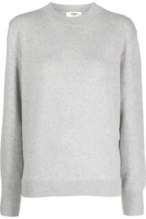 Fendi Crew-neck wool-blend jumper