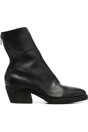 GUIDI Zip-up leather boots