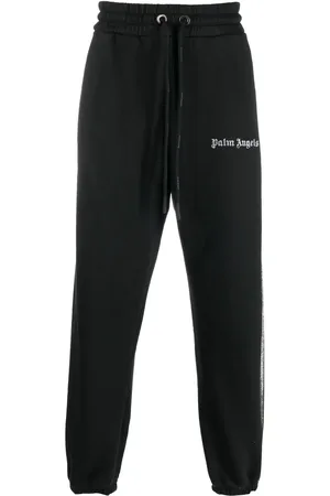 Palm Angels Logo-print cotton track pants