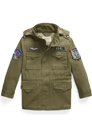 Ralph Lauren Hooded patchwork jacket