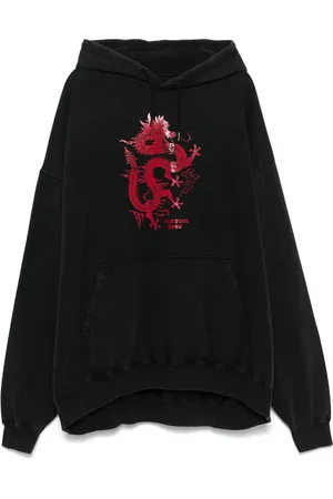 MARTINE ROSE Dragon print hoodie