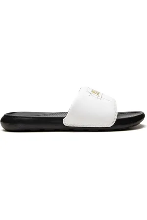 Nike Victori One logo-print slides