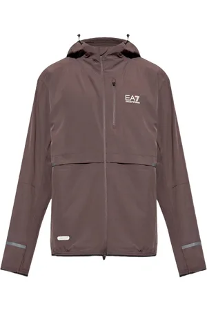EA7 Logo-print jacket