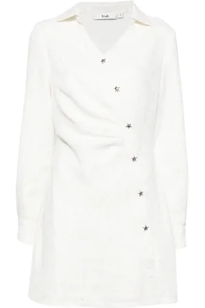 B+AB Injection textured minidress