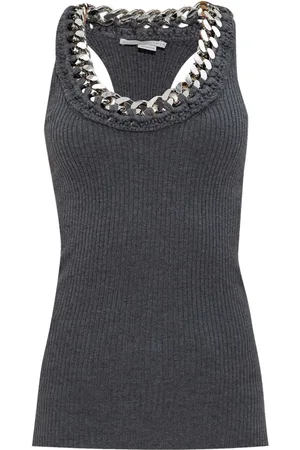 Stella McCartney Chunky-chain tank top