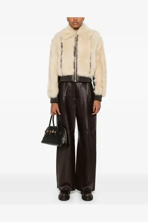 ZIMMERMANN Wide-leg leather trousers