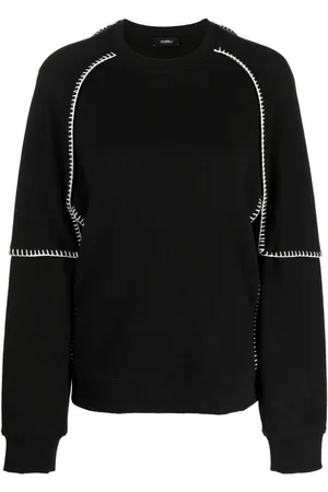 GOEN.J Whipstitch layered sweatshirt