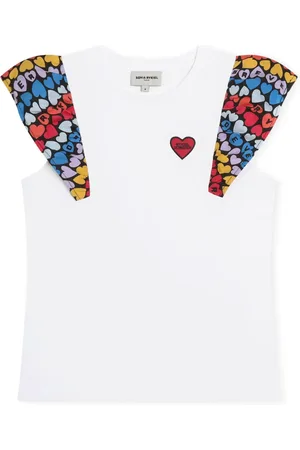Sonia Rykiel Enfant Colour-block panelled cotton T-shirt