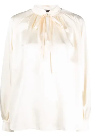 Max Mara Tie-fastening silk blouse