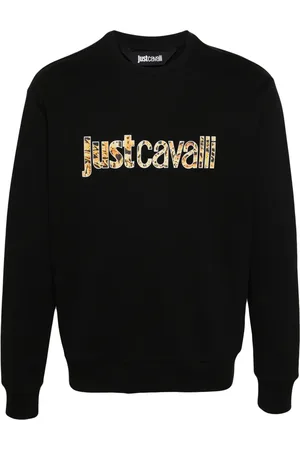 Roberto Cavalli Logo-print cotton sweatshirt