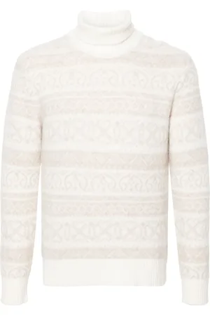 ELEVENTY Pattern-jacquard sweater