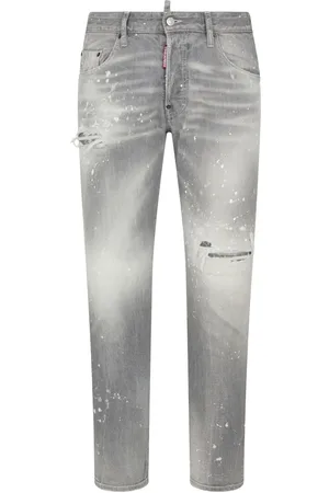 Dsquared2 Distressed paint-splatter jeans
