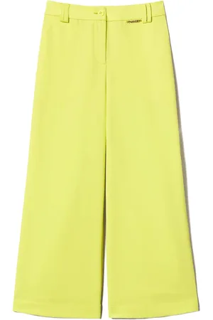 Twin-Set Crepe palazzo trousers