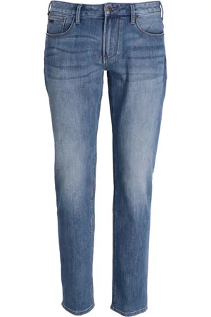 Emporio Armani Washed straight-leg jeans