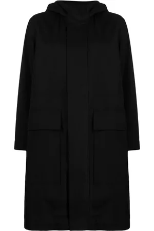 JNBY Hooded cotton trench coat