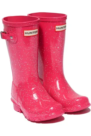 Hunter Glossy glitter wellie boots