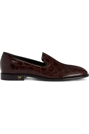 Giuseppe Zanotti Gatien crocodile-effect leather loafers
