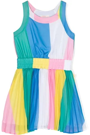 Billieblush Colour-block striped dress