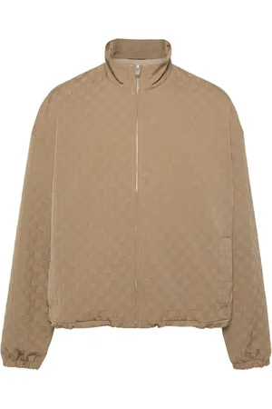 MISBHV Embossed-logo zip-up jacket