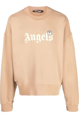 Palm Angels Logo-print long-sleeve sweatshirt