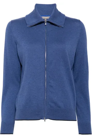 N.PEAL Zip-up knitted cardigan